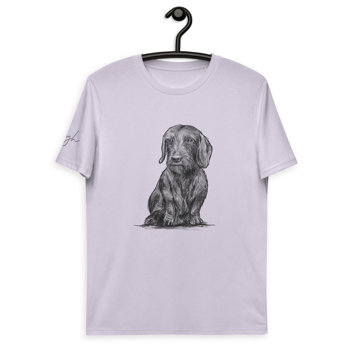 Einzigartiges Dackel T-Shirt aus Bio - Baumwolle – Ideal als Geschenk für Dackel - Liebhaber - bullogh#