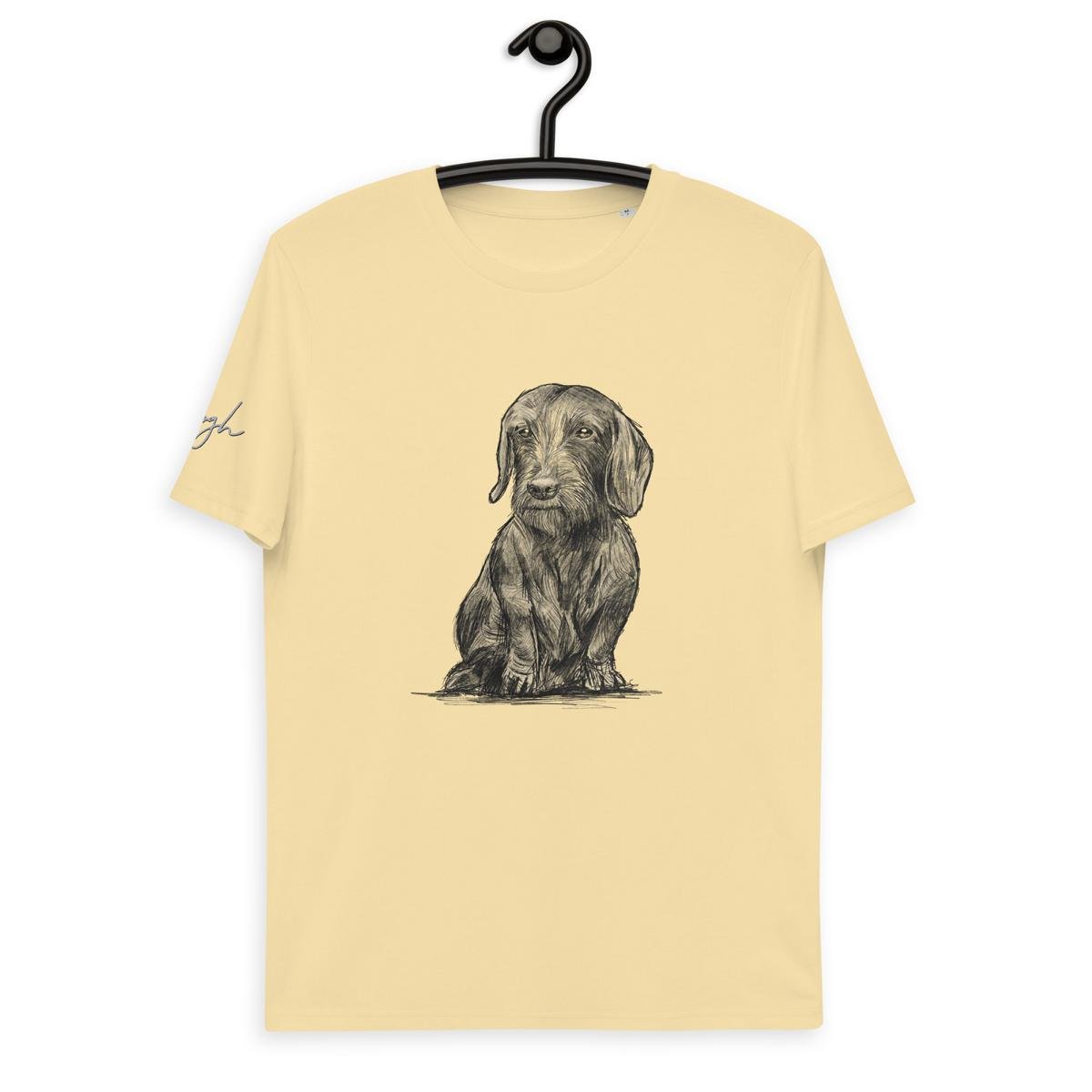 Einzigartiges Dackel T-Shirt aus Bio - Baumwolle – Ideal als Geschenk für Dackel - Liebhaber - bullogh#
