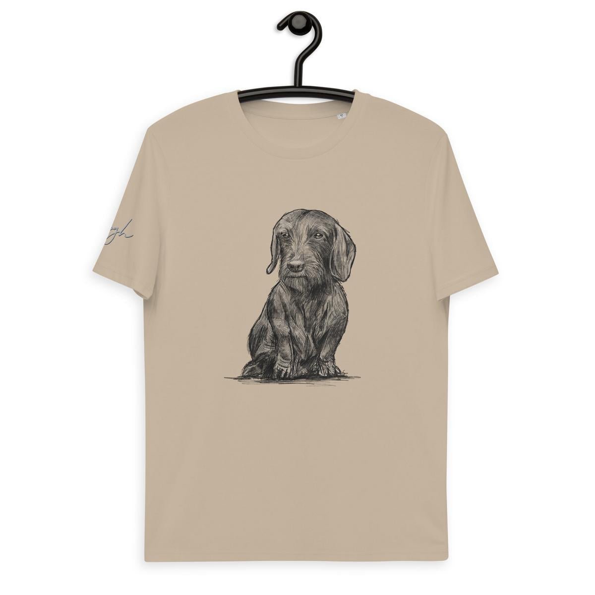 Einzigartiges Dackel T-Shirt aus Bio - Baumwolle – Ideal als Geschenk für Dackel - Liebhaber - bullogh#
