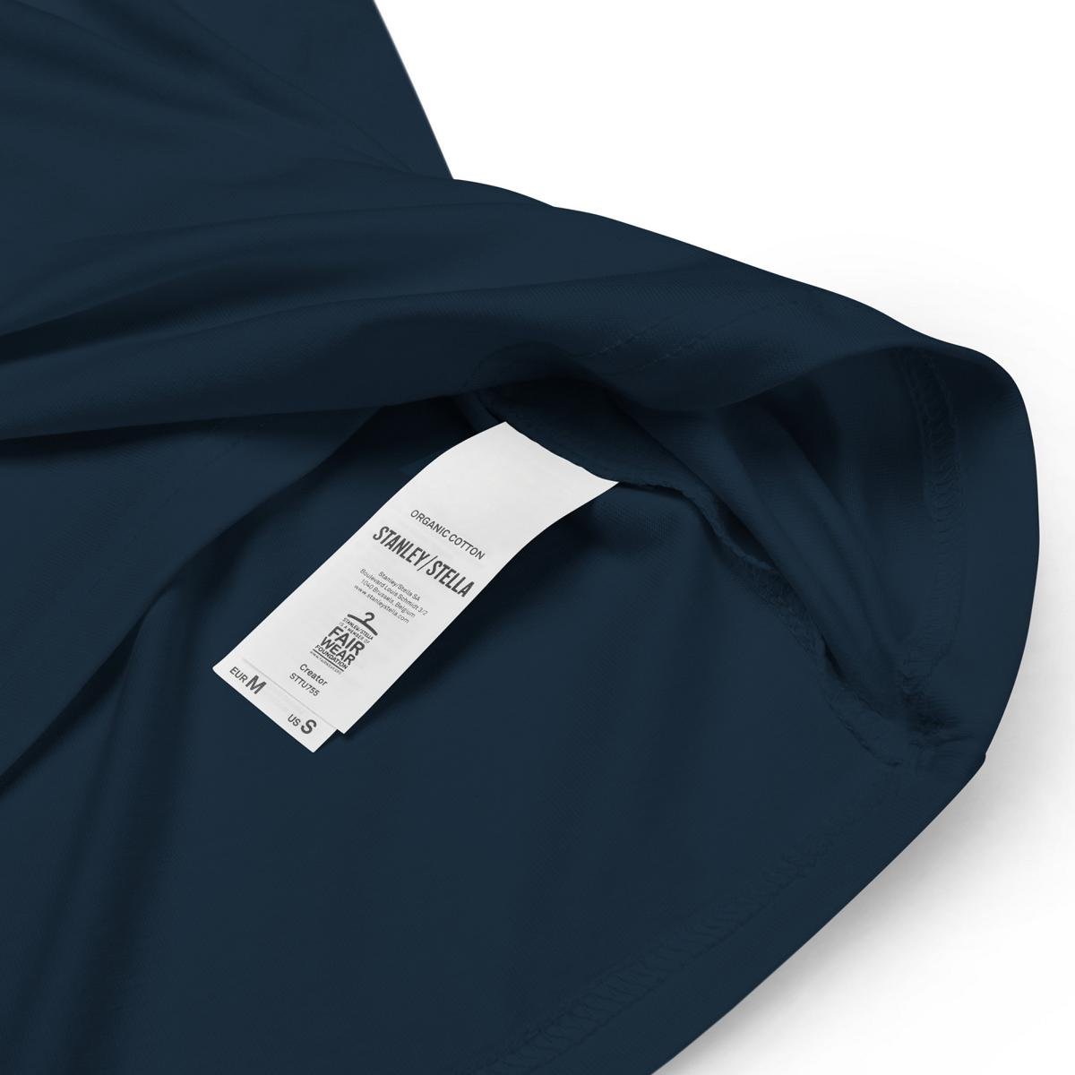 Eleganz in Bio: Shih Tzu Motiv auf Bio Baumwoll T-Shirt, Hunderasse shitzu - bullogh#