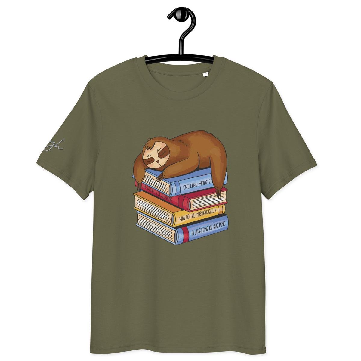 Gemütliches Faultier T-Shirt aus Bio - Baumwolle – Schlafshirt für Entspannte Nächte - bullogh#