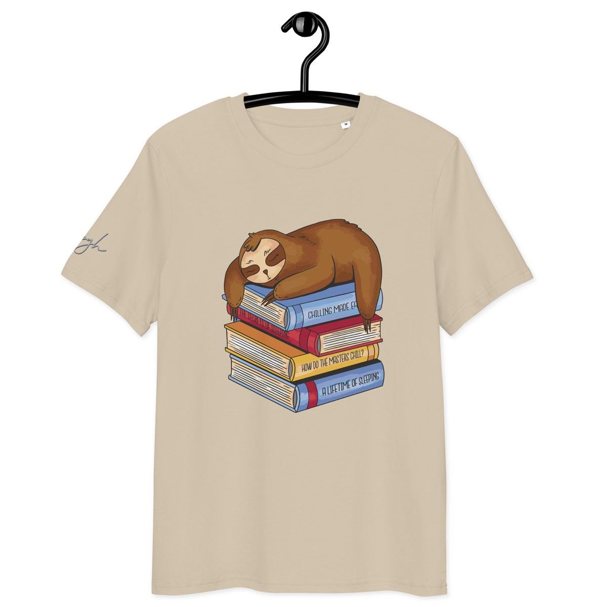 Gemütliches Faultier T-Shirt aus Bio - Baumwolle – Schlafshirt für Entspannte Nächte - bullogh#