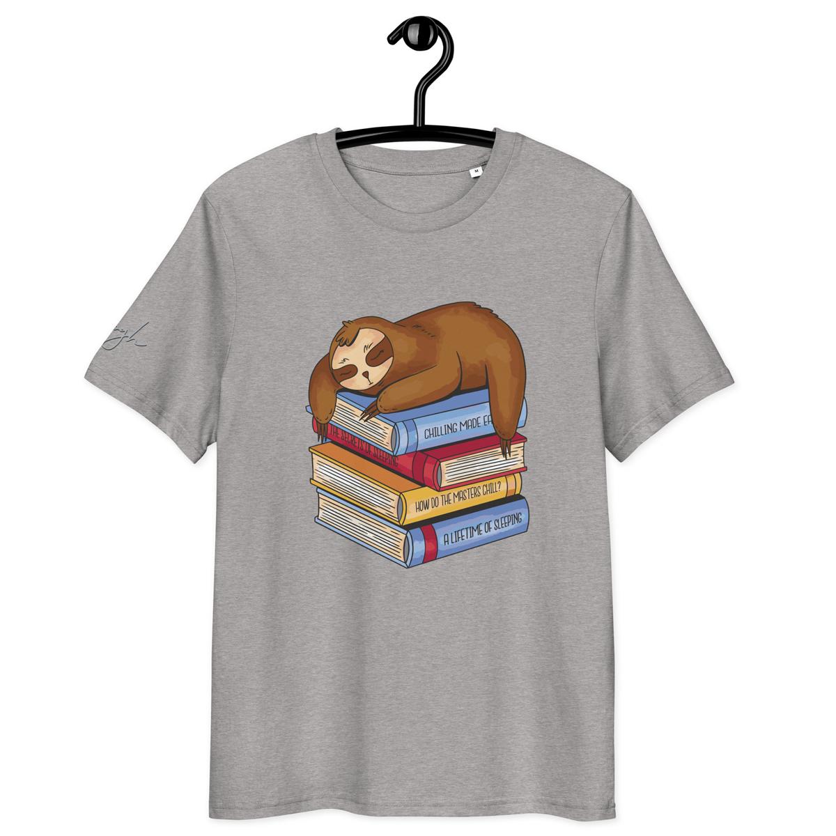 Gemütliches Faultier T-Shirt aus Bio - Baumwolle – Schlafshirt für Entspannte Nächte - bullogh#