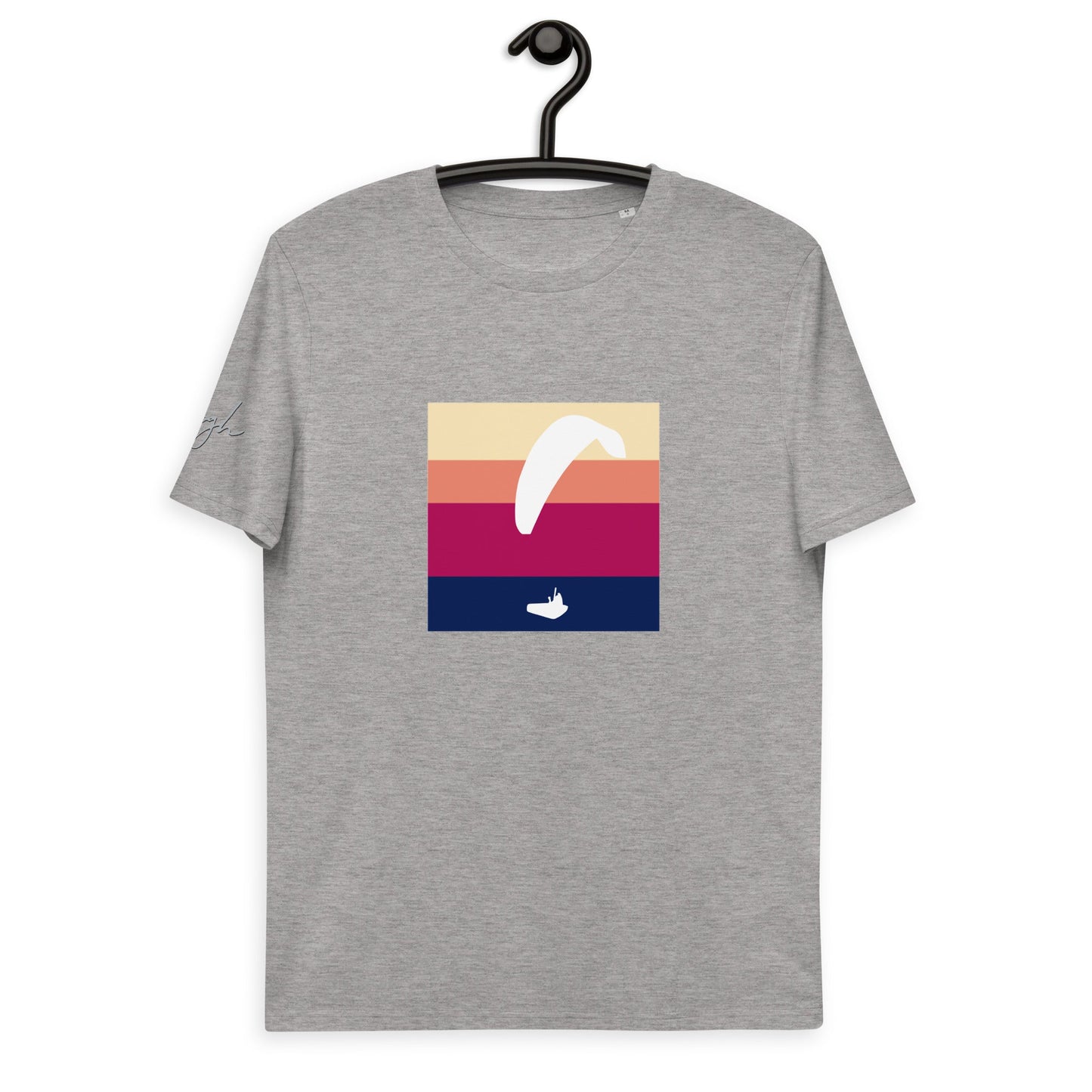 Gleitschirm T Shirt White Glider, Erobere den Himmel: Unser Gleitschirm T-Shirt mit dem White Glider Design! - bullogh#