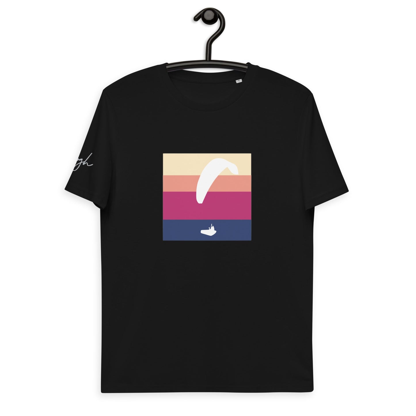 Gleitschirm T Shirt White Glider, Erobere den Himmel: Unser Gleitschirm T-Shirt mit dem White Glider Design! - bullogh#
