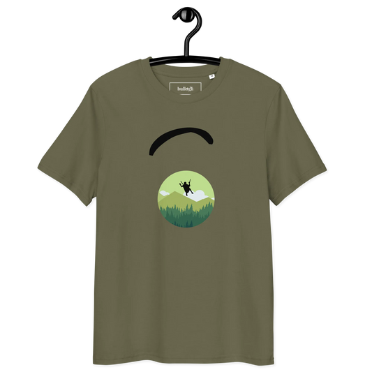 Green Paraglider - T-Shirt aus Bio Baumwolle