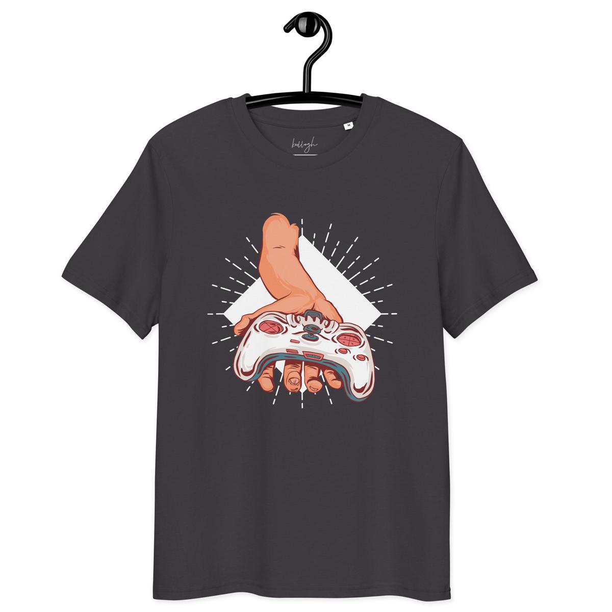 Take the Game – Bio-T-Shirt mit Controller-Motiv