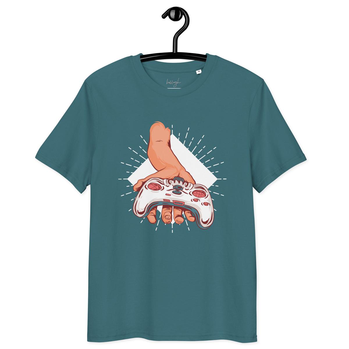 Take the Game – Bio-T-Shirt mit Controller-Motiv