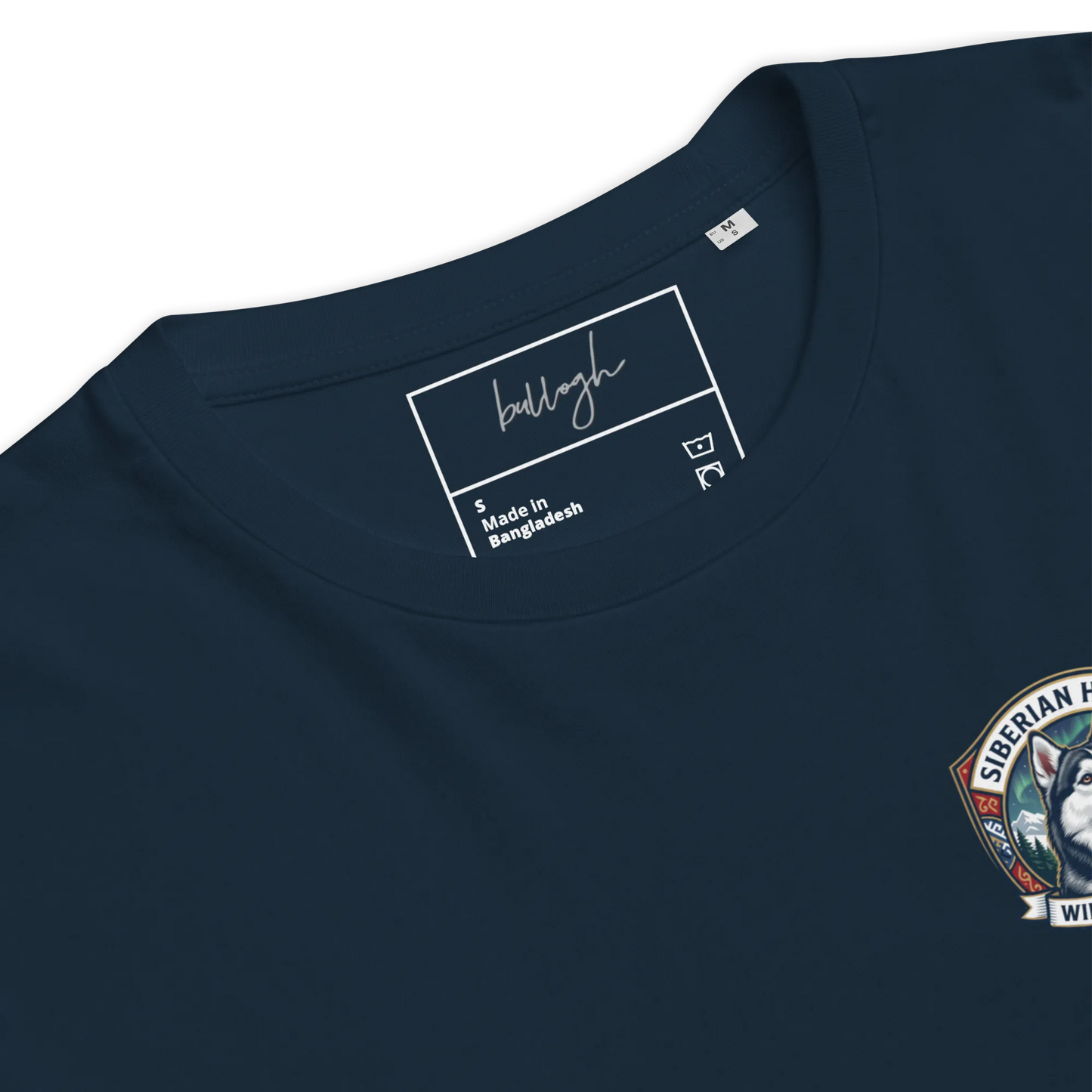 Siberian Husky Dog Badge – Bio-T-Shirt | bullogh