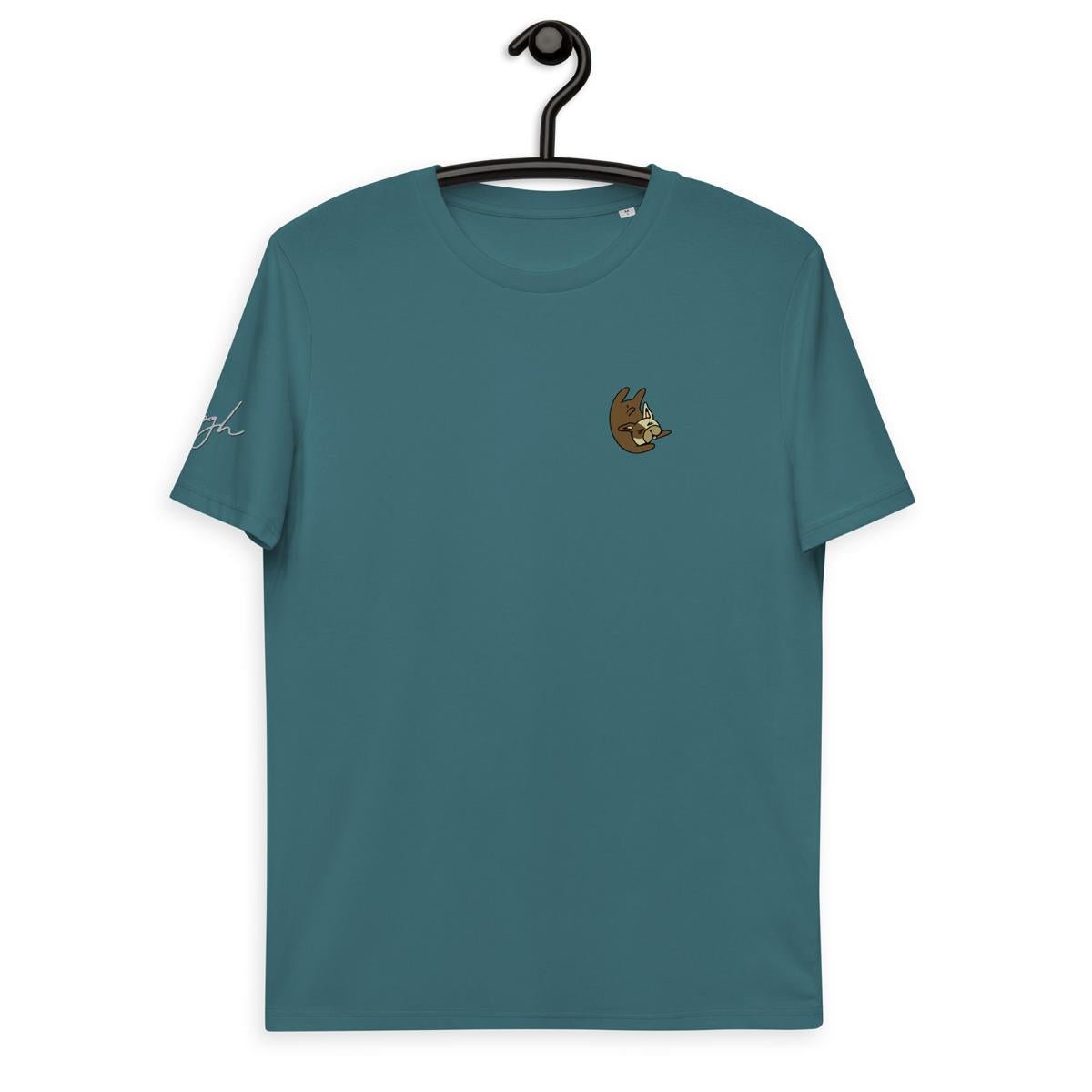 Nachhaltige Bio Baumwoll T-Shirts mit Cartoon Französischer Bulldogge V2 - Stilvolle und umweltfreundliche Mode - bullogh#