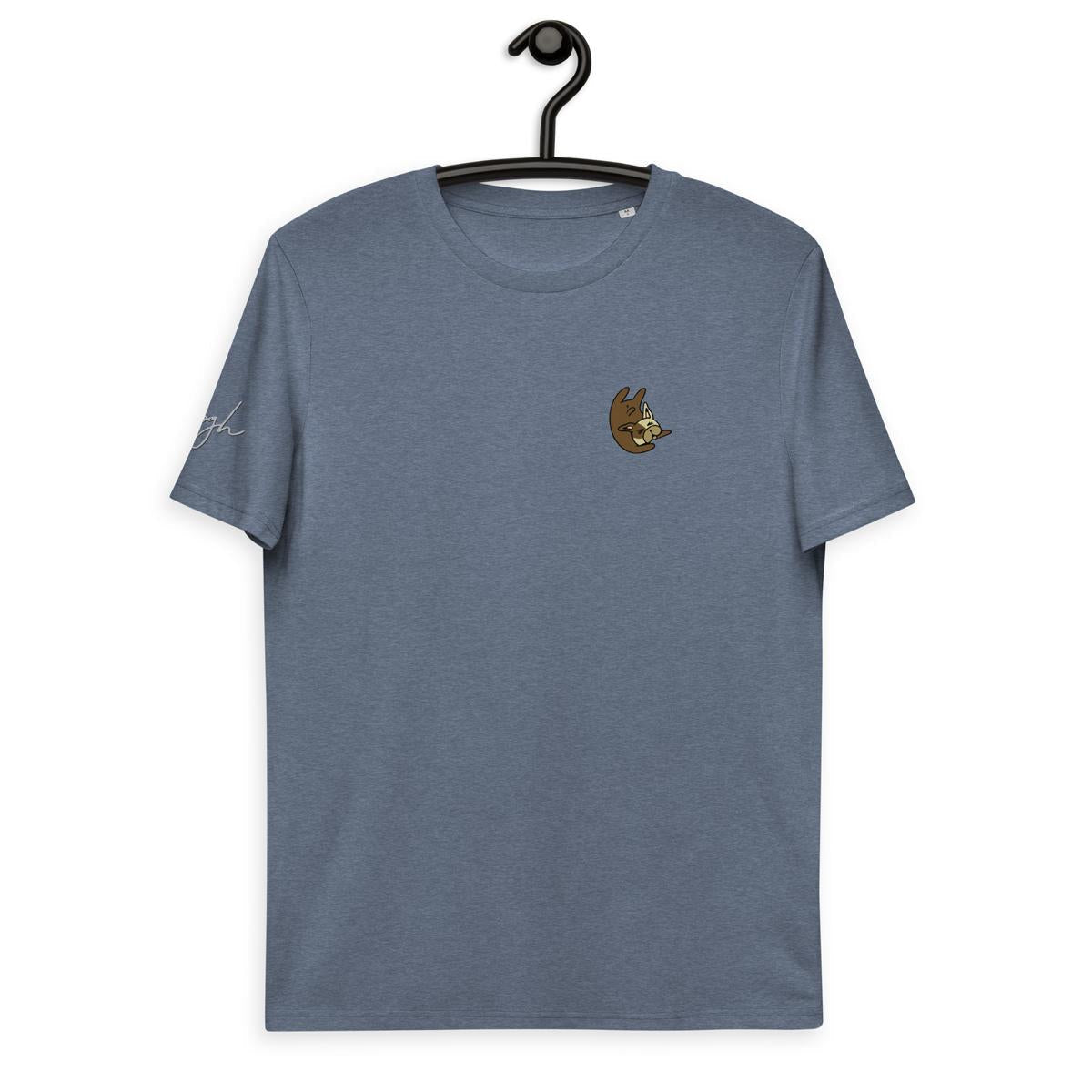 Nachhaltige Bio Baumwoll T-Shirts mit Cartoon Französischer Bulldogge V2 - Stilvolle und umweltfreundliche Mode - bullogh#
