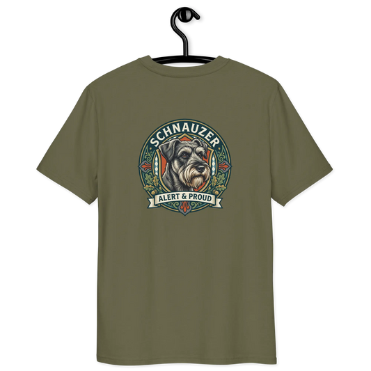 Schnauzer Dog Badge – Bio-T-Shirt | bullogh