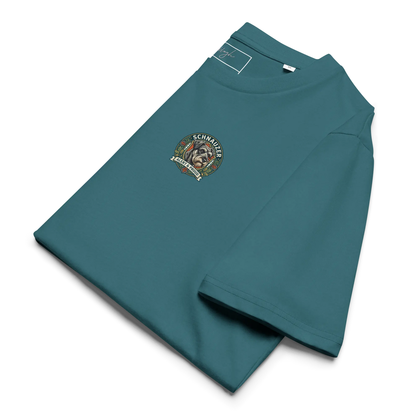 Schnauzer Dog Badge – Bio-T-Shirt | bullogh