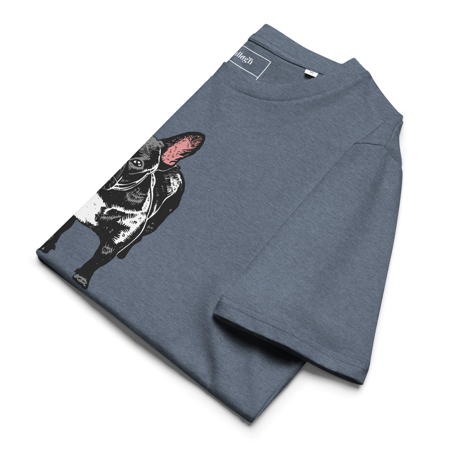 Skeptic Frenchie – T-Shirt aus Bio Baumwolle
