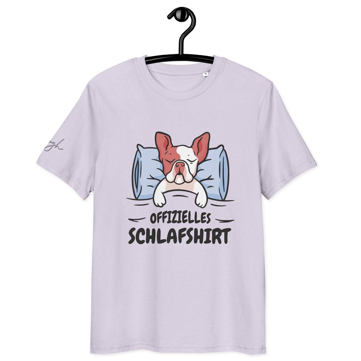 Stylisches Bio Nachthemd mit Süßem Hamster Design – Perfektes Schlafshirt für Nachteulen - bullogh#
