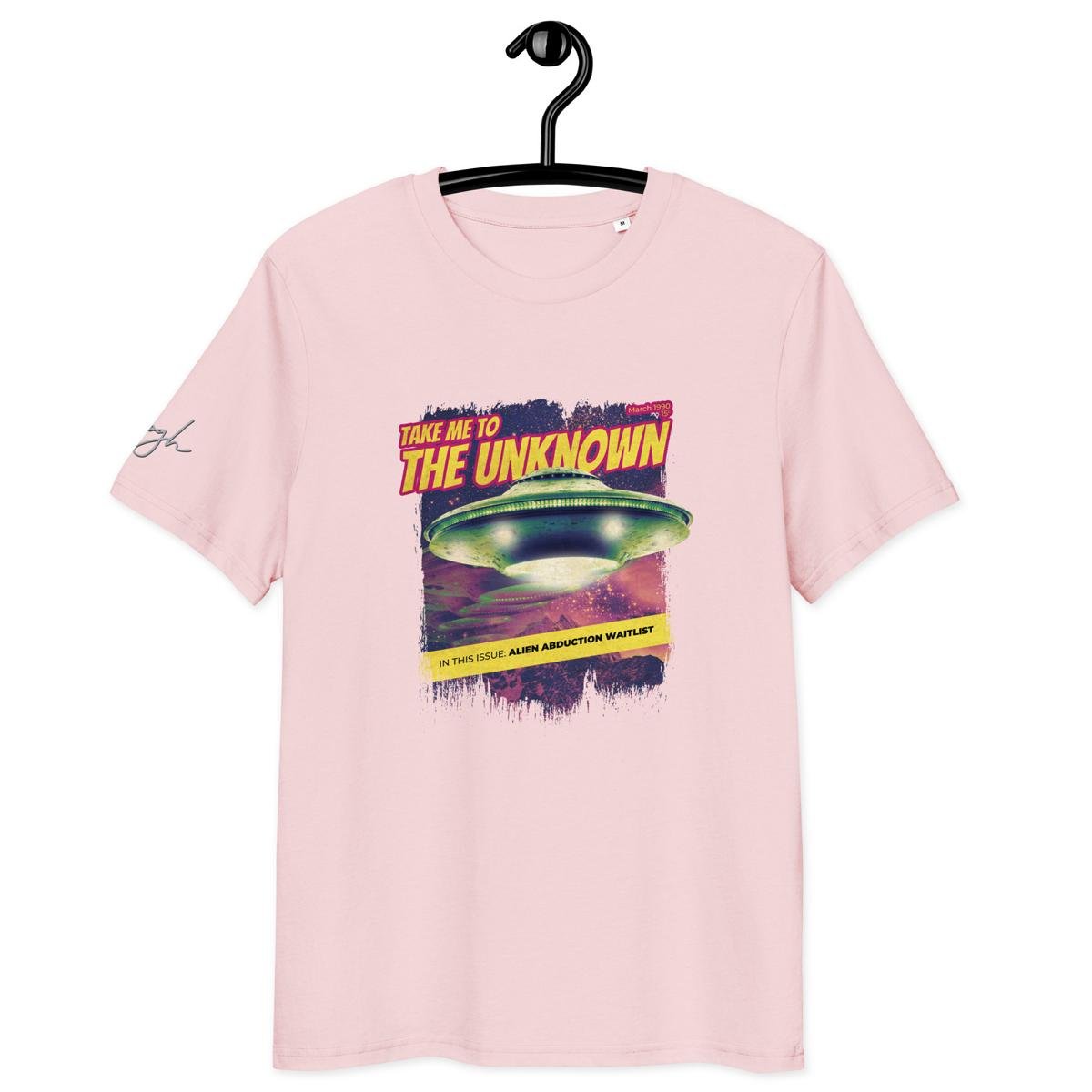 UFO T-Shirt aus Bio Baumwolle – „Take me to the Unknown“ für umweltbewusste Abenteuer - bullogh#