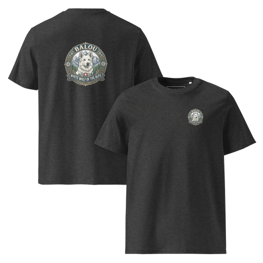 Weißer Schweizer Schäferhund – T-Shirt aus Bio Baumwolle