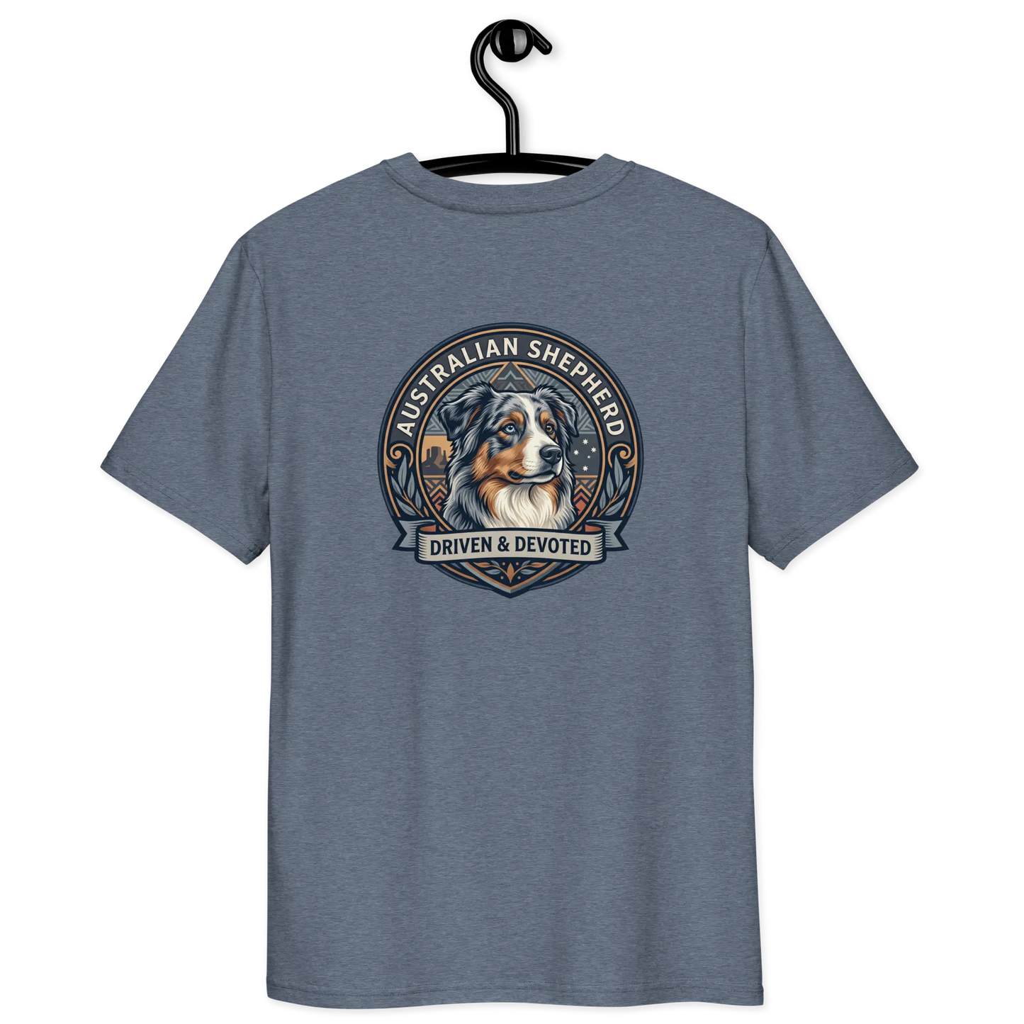 Australian Shepherd Dog Badge – Bio-T-Shirt | bullogh