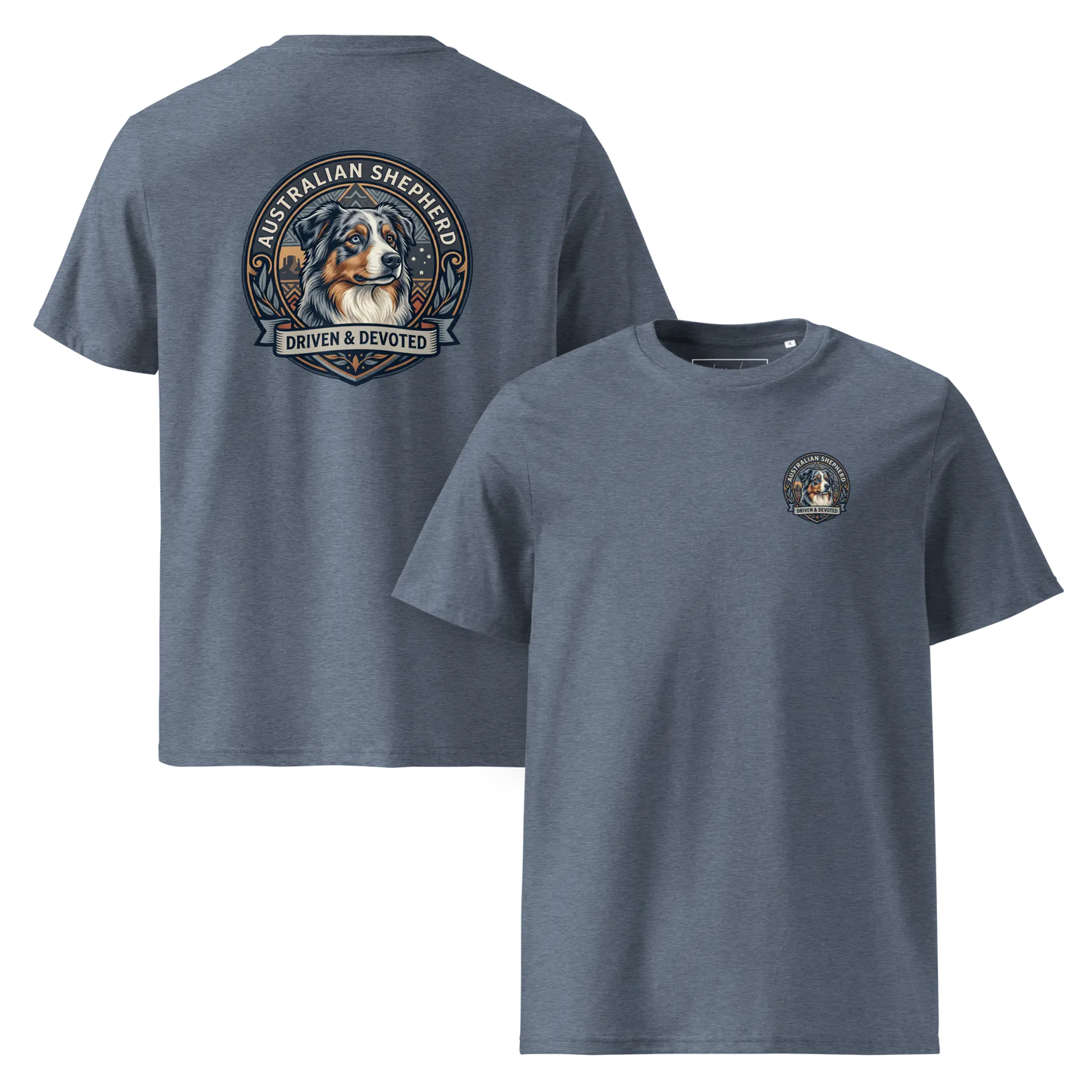 Australian Shepherd Dog Badge – Bio-T-Shirt | bullogh