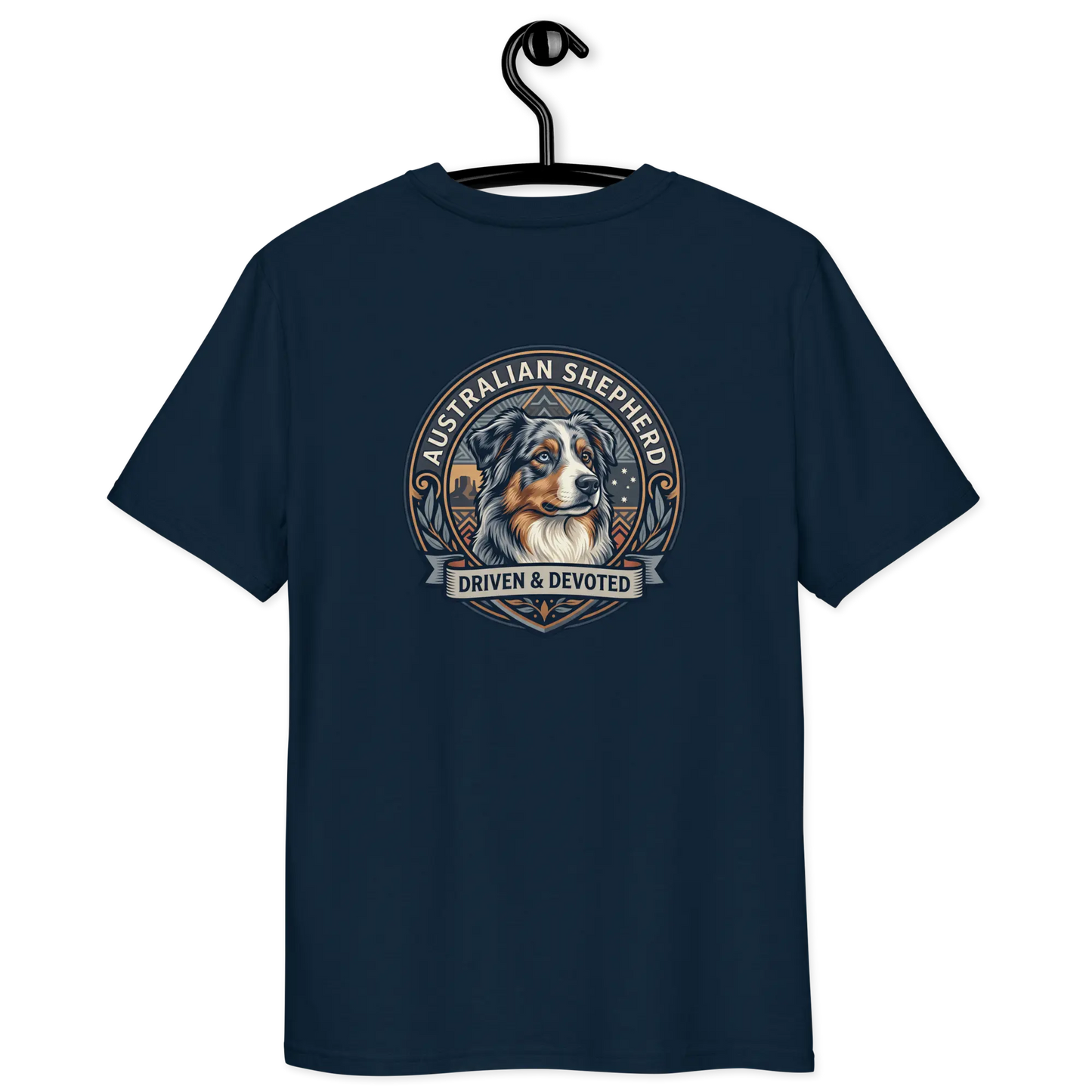 Australian Shepherd Dog Badge – Bio-T-Shirt | bullogh