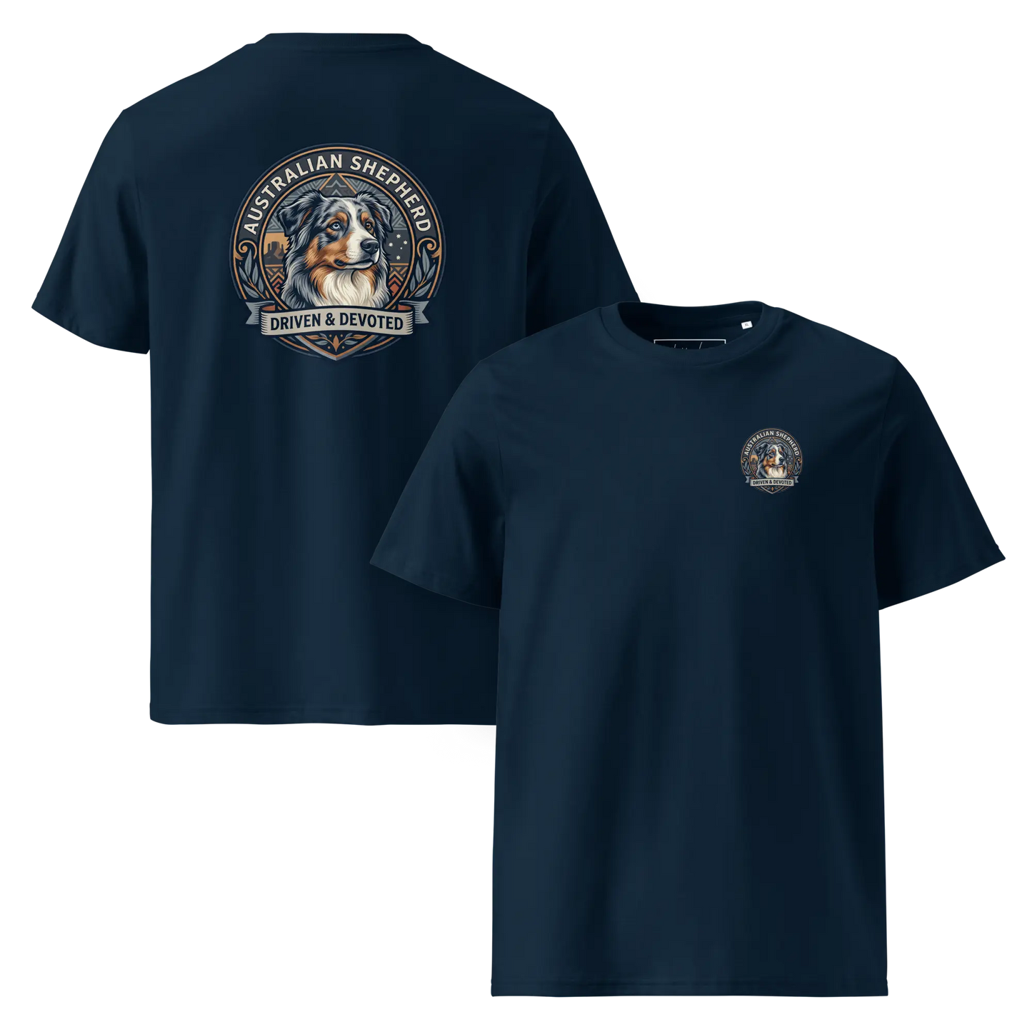 Australian Shepherd Dog Badge – Bio-T-Shirt | bullogh