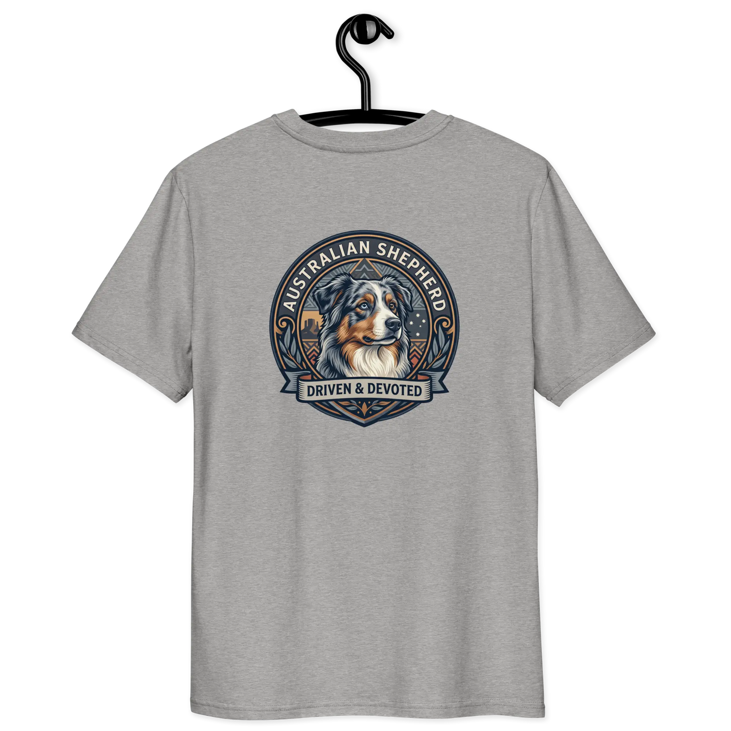 Australian Shepherd Dog Badge – Bio-T-Shirt | bullogh