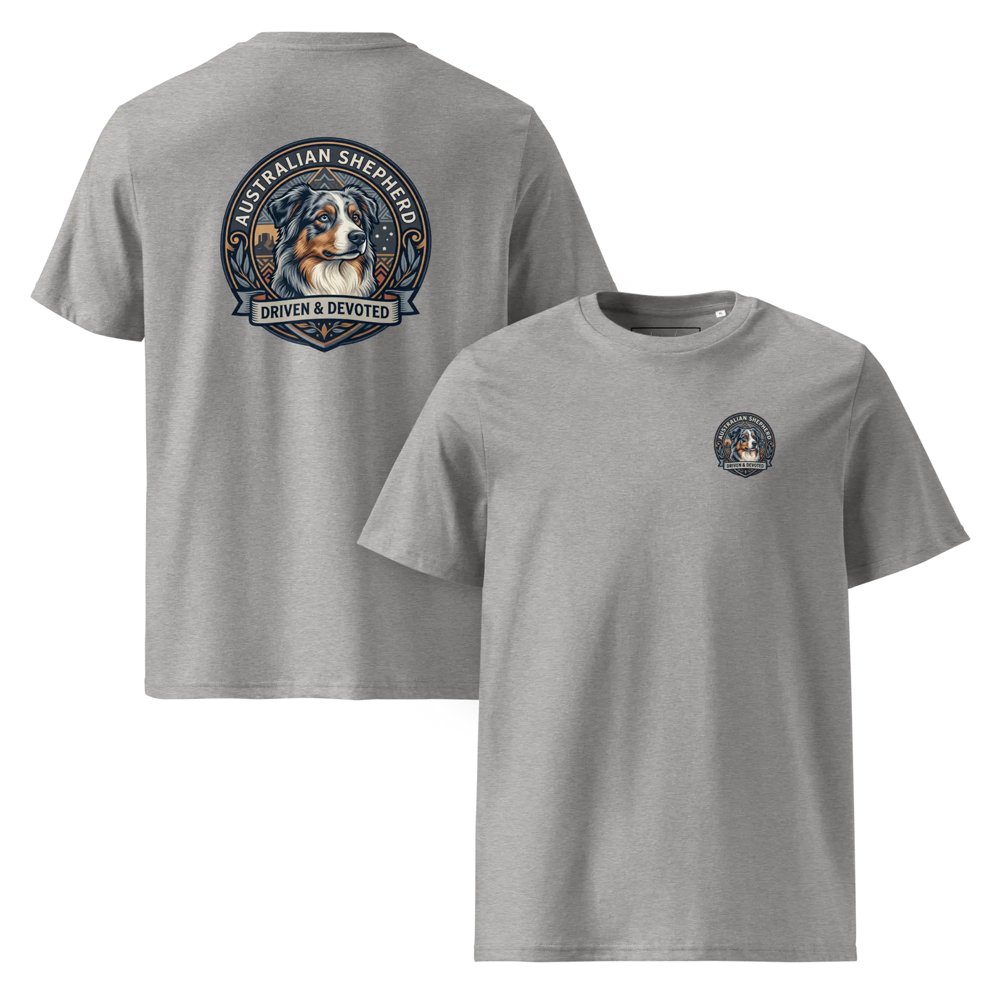 Australian Shepherd Dog Badge – Bio-T-Shirt | bullogh