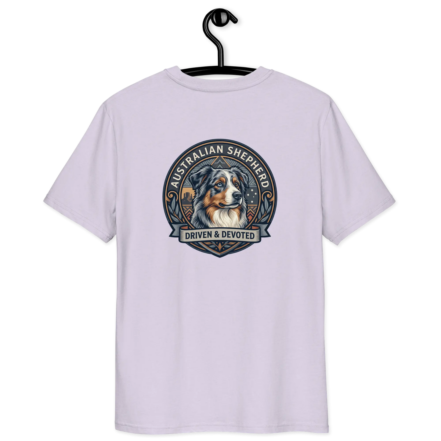 Australian Shepherd Dog Badge – Bio-T-Shirt | bullogh