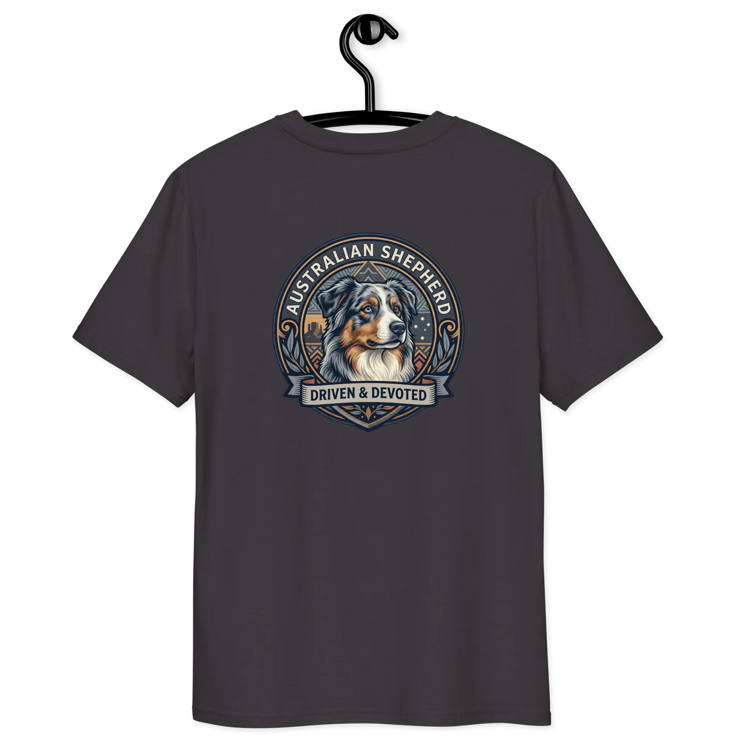 Australian Shepherd Dog Badge – Bio-T-Shirt | bullogh