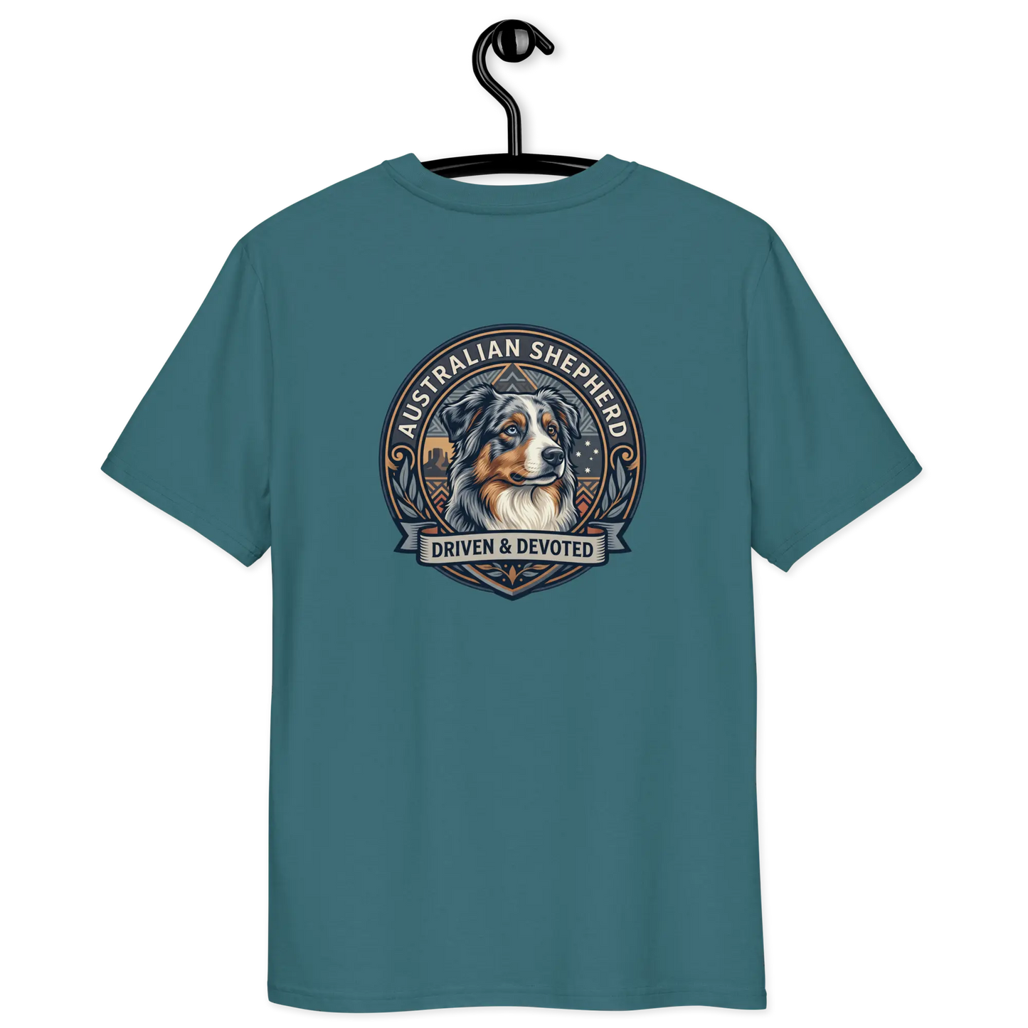 Australian Shepherd Dog Badge – Bio-T-Shirt | bullogh