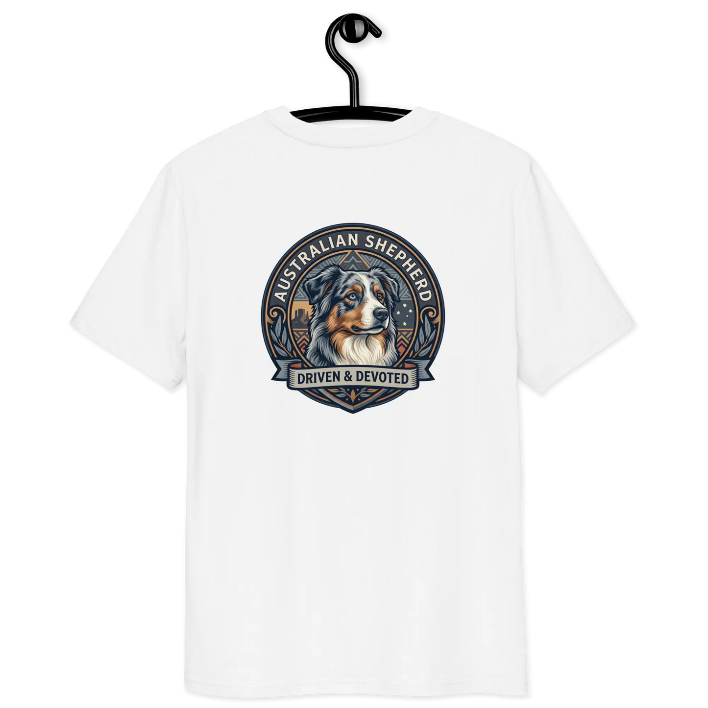 Australian Shepherd Dog Badge – Bio-T-Shirt | bullogh