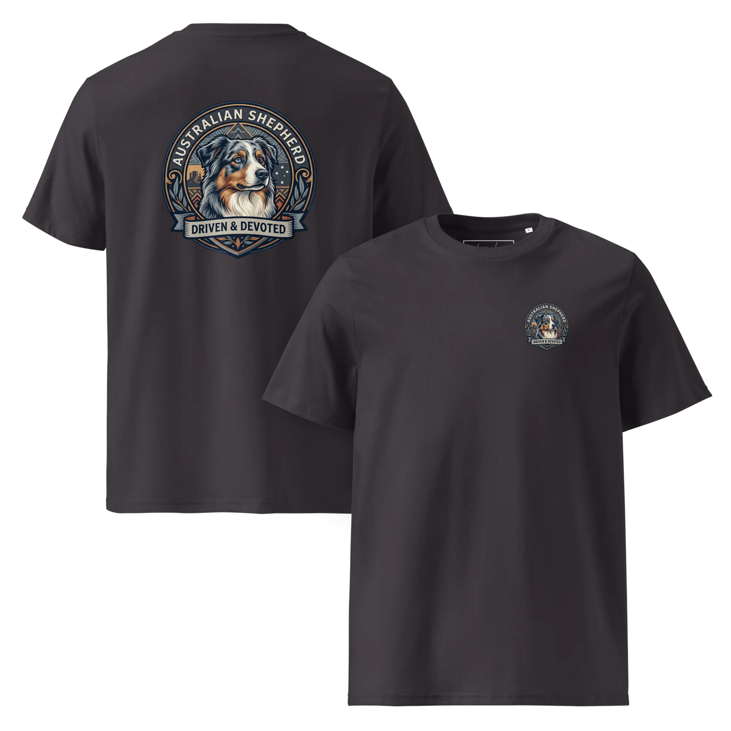 Australian Shepherd Dog Badge – Bio-T-Shirt | bullogh