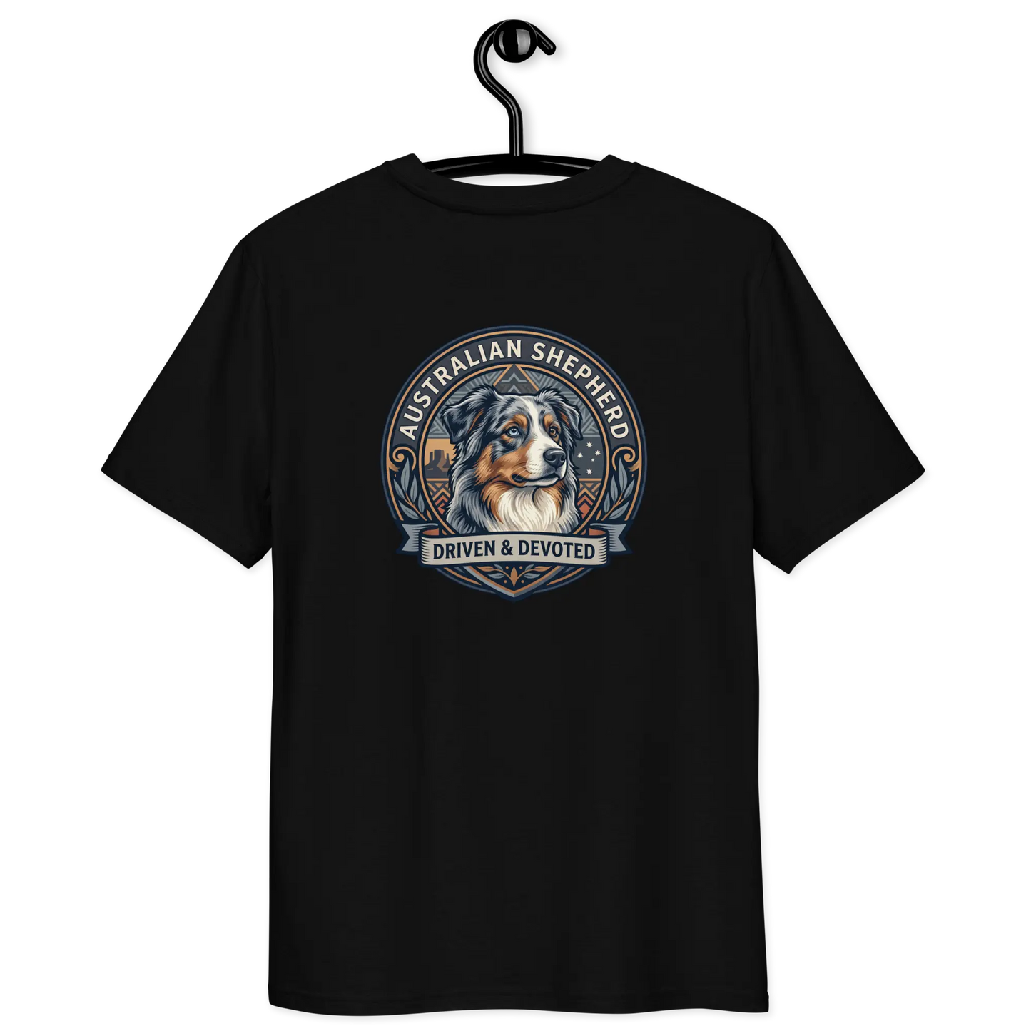 Australian Shepherd Dog Badge – Bio-T-Shirt | bullogh