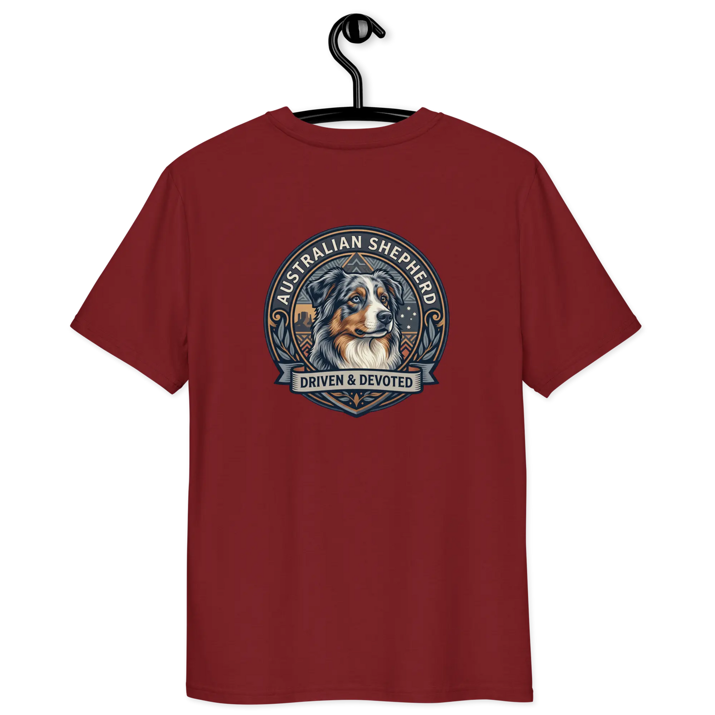 Australian Shepherd Dog Badge – Bio-T-Shirt | bullogh