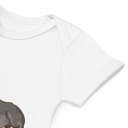 Baby Chic Frenchie - Baby Body aus Bio Baumwolle