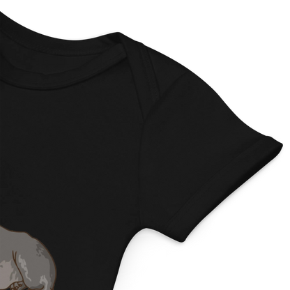 Baby Chic Frenchie - Baby Body aus Bio Baumwolle