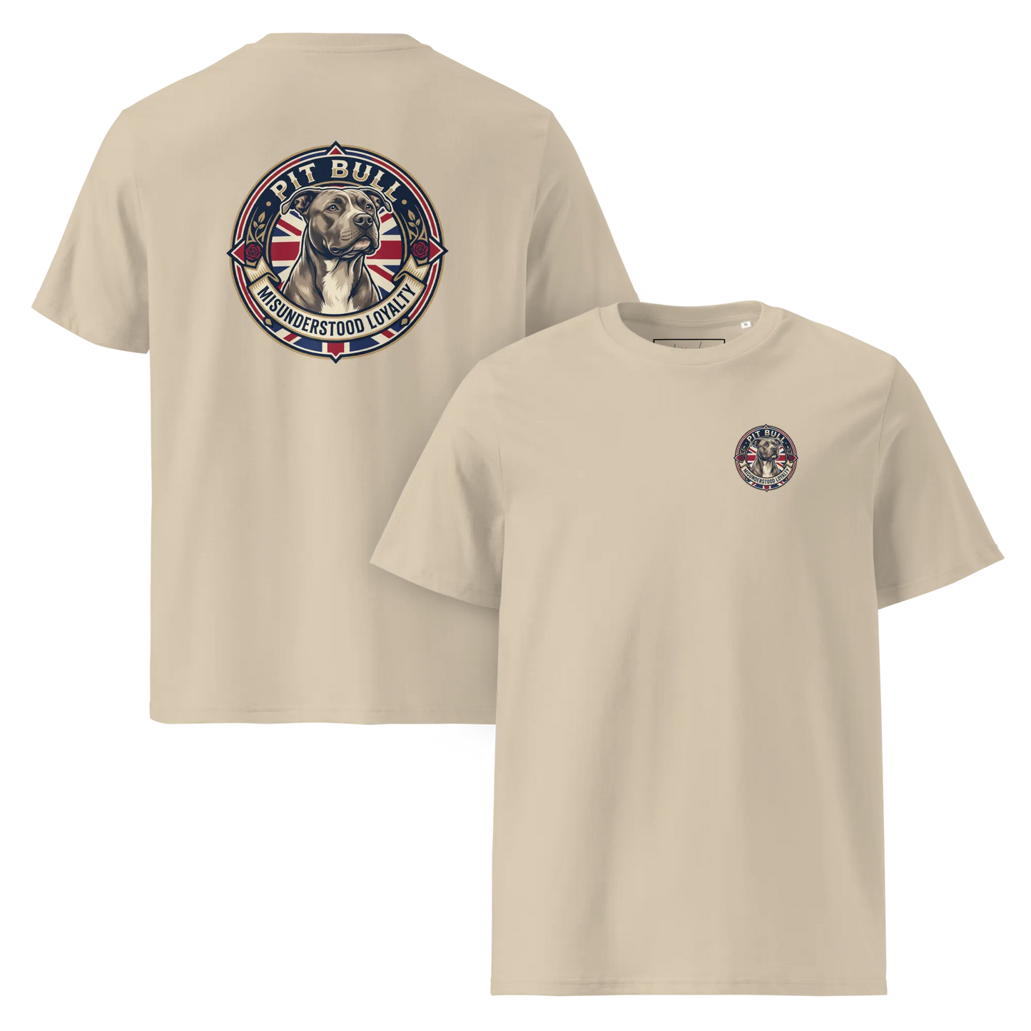 Pitbull Dog Badge – Bio-T-Shirt | bullogh