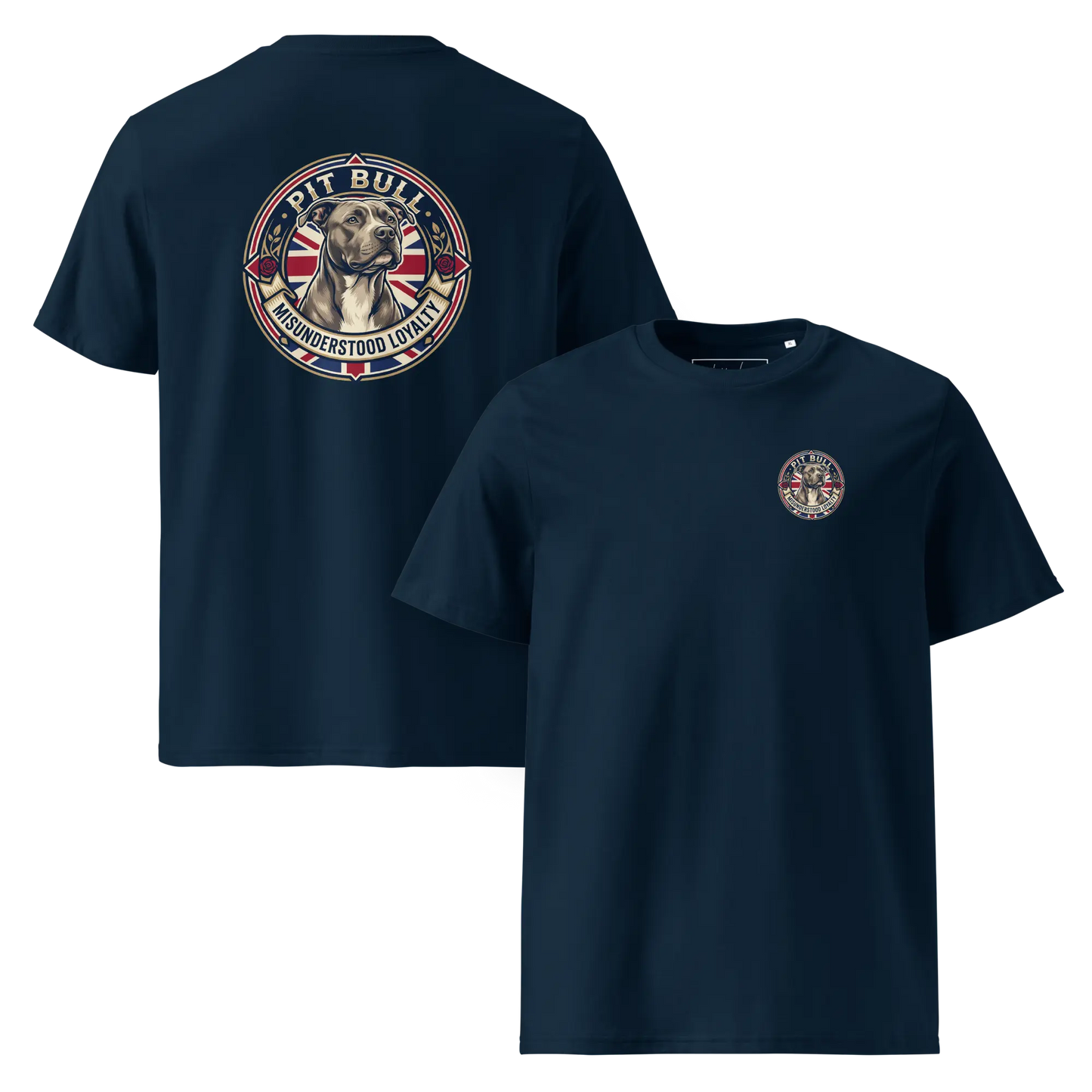 Pitbull Dog Badge – Bio-T-Shirt | bullogh