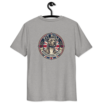 Pitbull Dog Badge – Bio-T-Shirt | bullogh