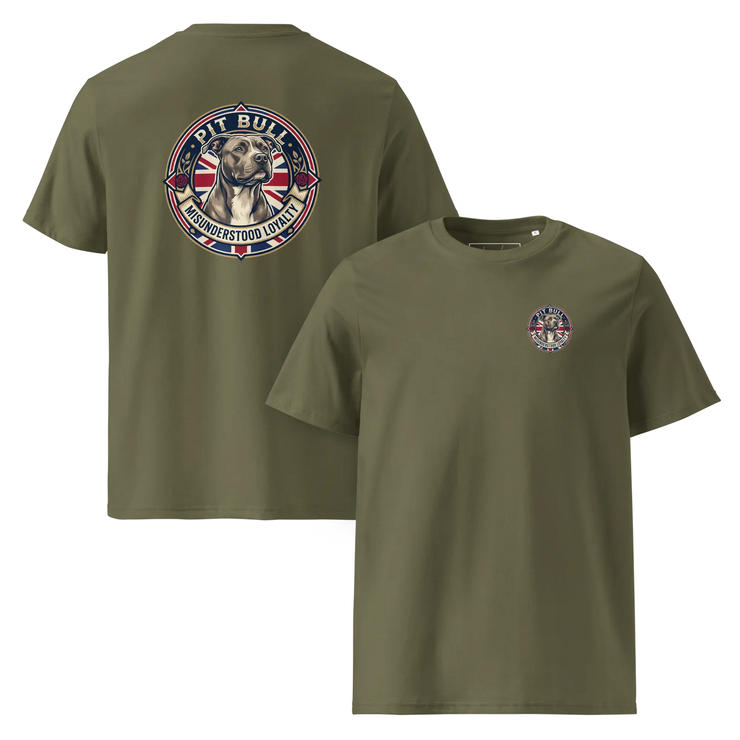Pitbull Dog Badge – Bio-T-Shirt | bullogh