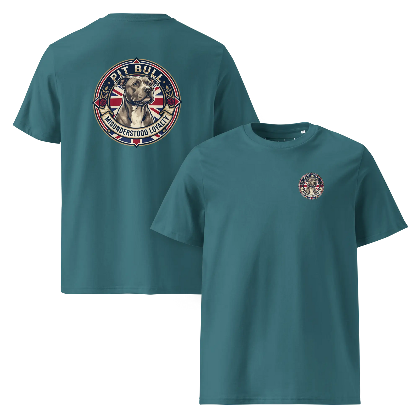 Pitbull Dog Badge – Bio-T-Shirt | bullogh