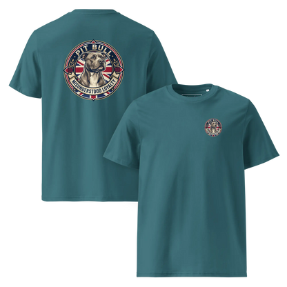 Pitbull Dog Badge – Bio-T-Shirt | bullogh