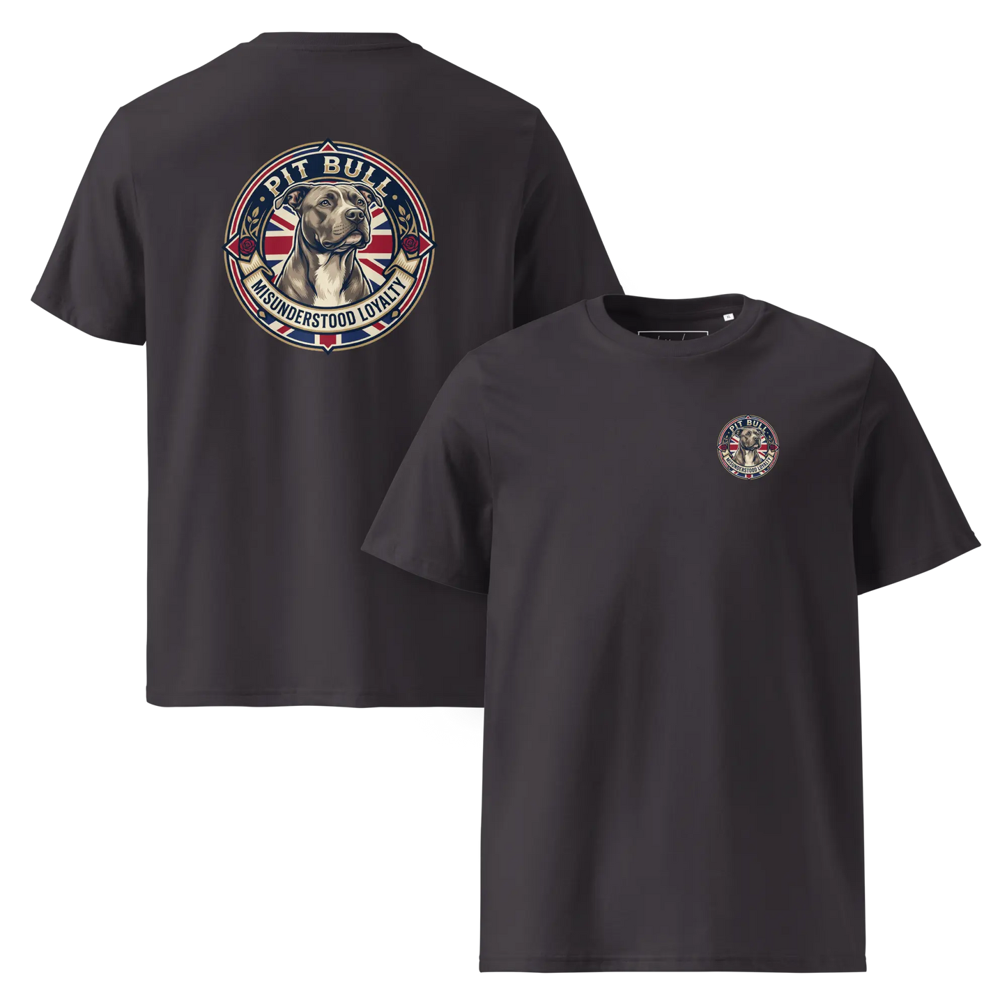 Pitbull Dog Badge – Bio-T-Shirt | bullogh
