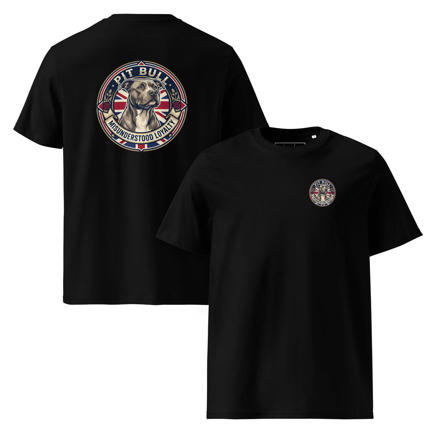 Pitbull Dog Badge – Bio-T-Shirt | bullogh
