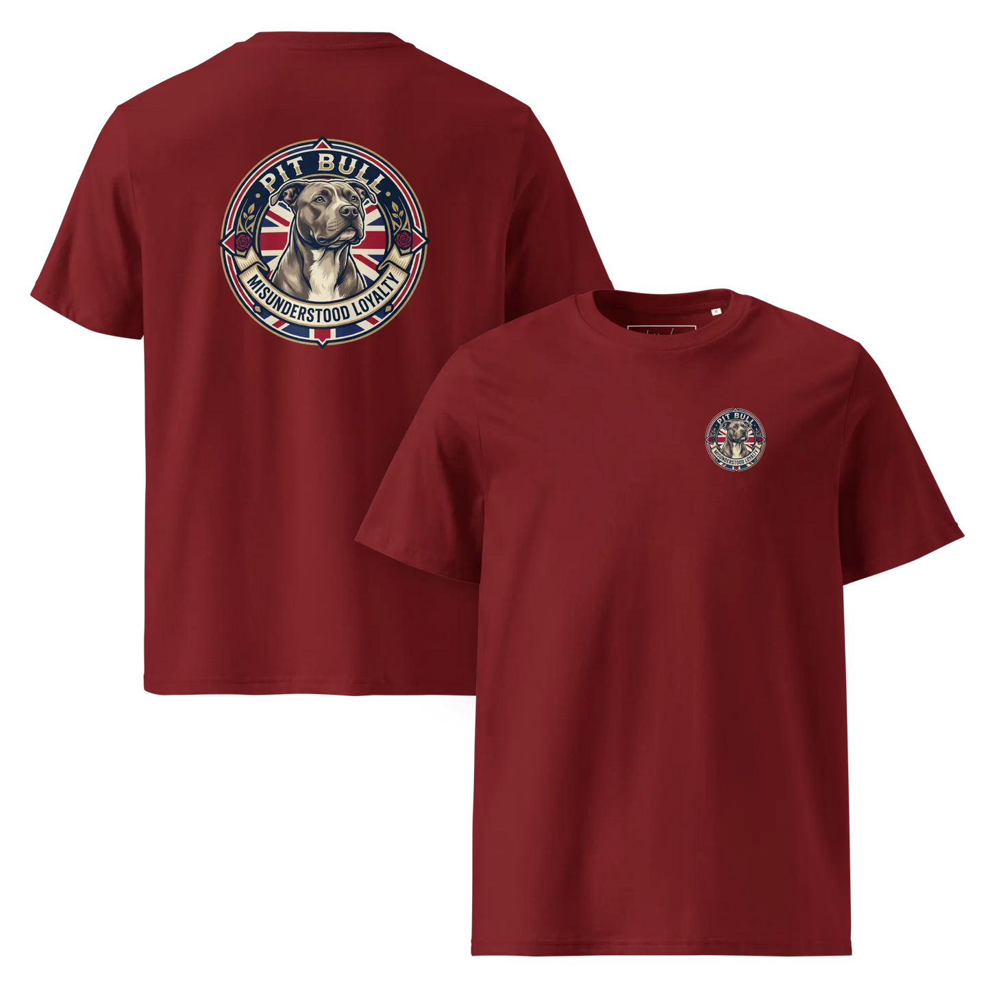 Pitbull Dog Badge – Bio-T-Shirt | bullogh