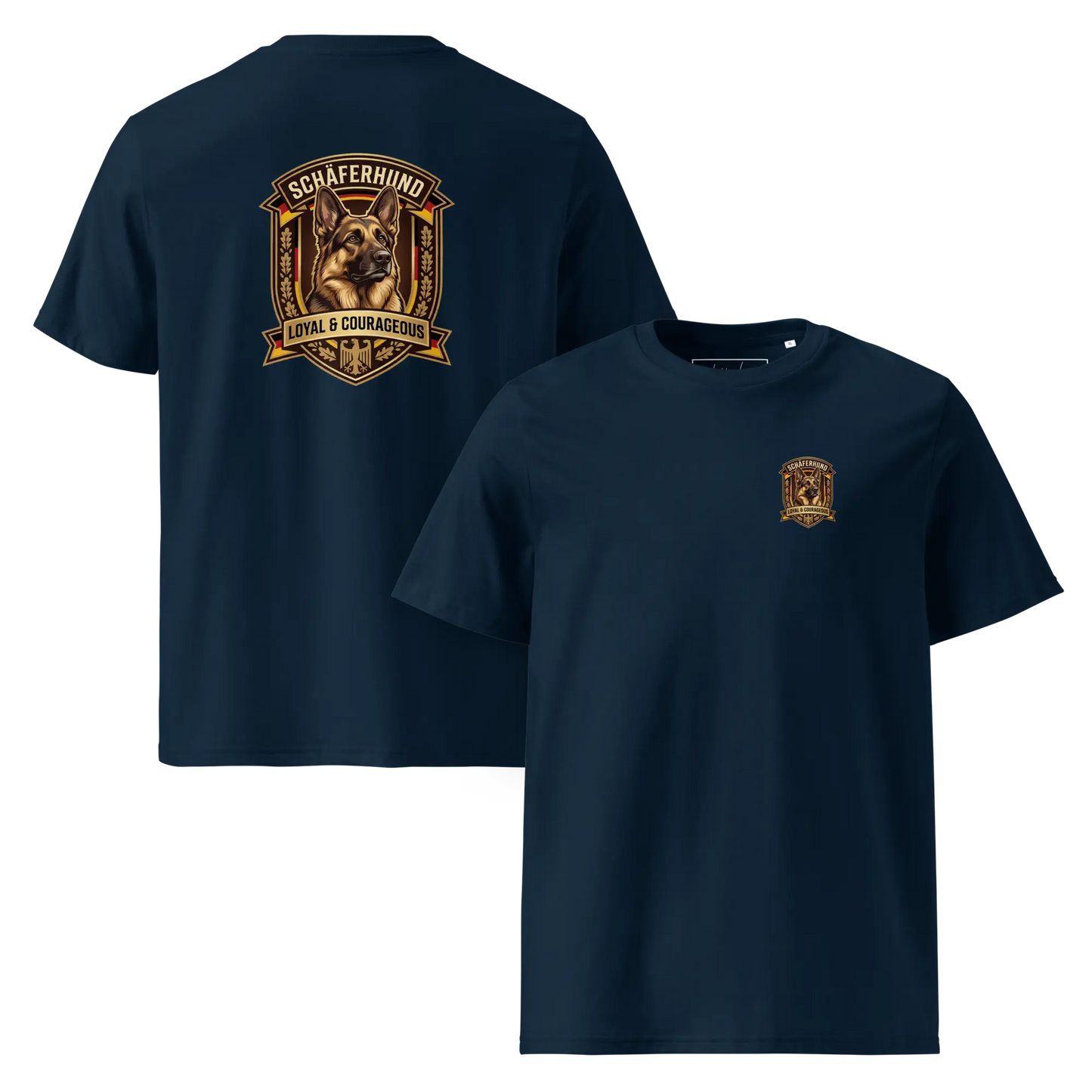 Deutscher Schäferhund Dog Badge – Bio-T-Shirt | bullogh