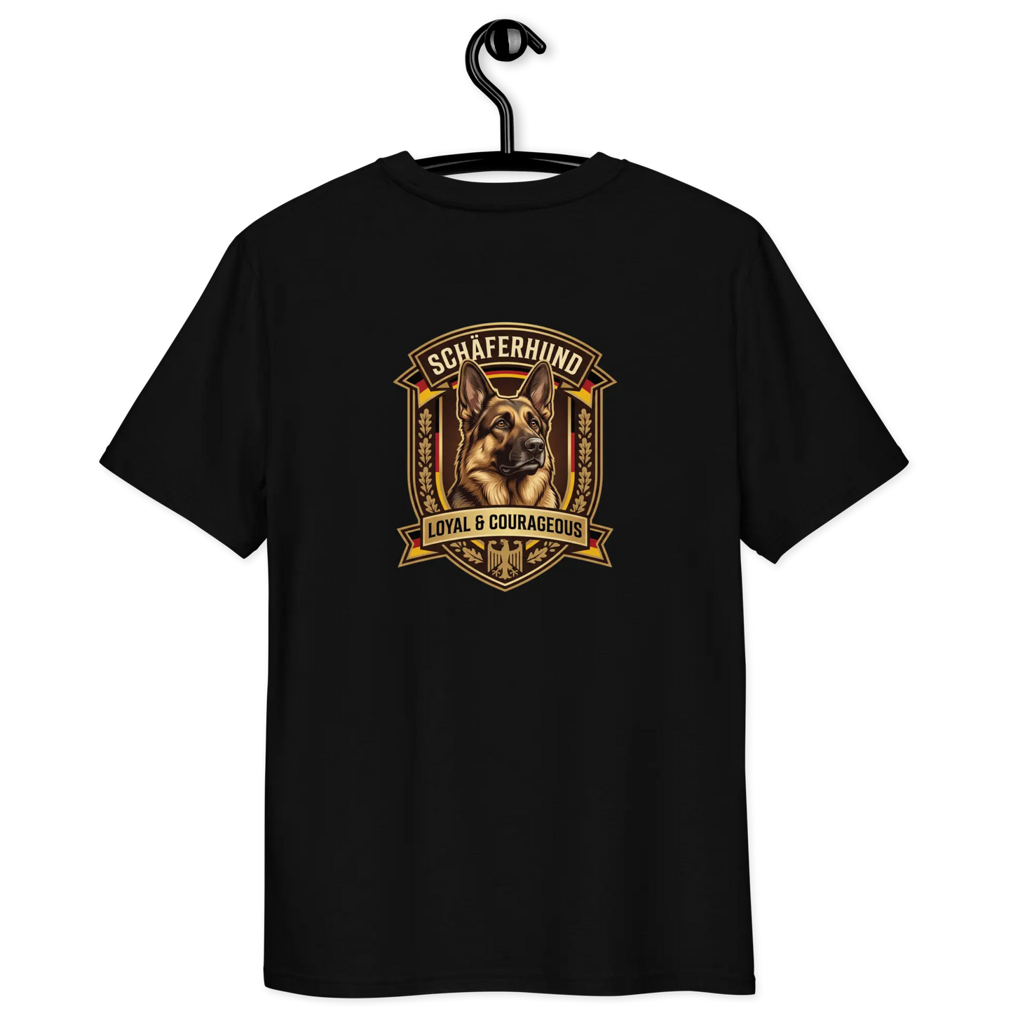 Deutscher Schäferhund Dog Badge – Bio-T-Shirt | bullogh