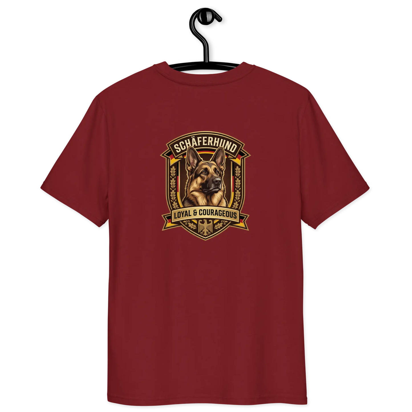 Deutscher Schäferhund Dog Badge – Bio-T-Shirt | bullogh
