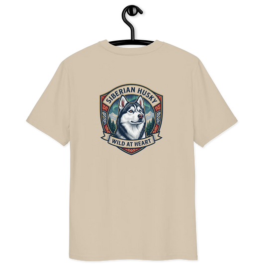 Siberian Husky Dog Badge – Bio-T-Shirt | bullogh