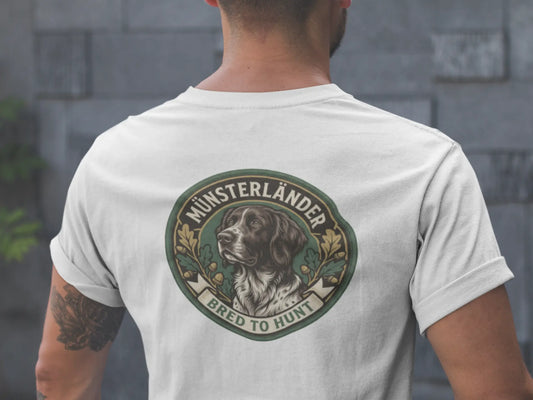Münsterländer Dog Badge – Bio-T-Shirt | bullogh